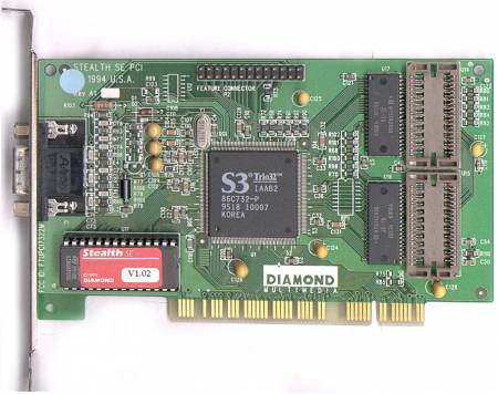 S3 Trio 32 PCI video card
